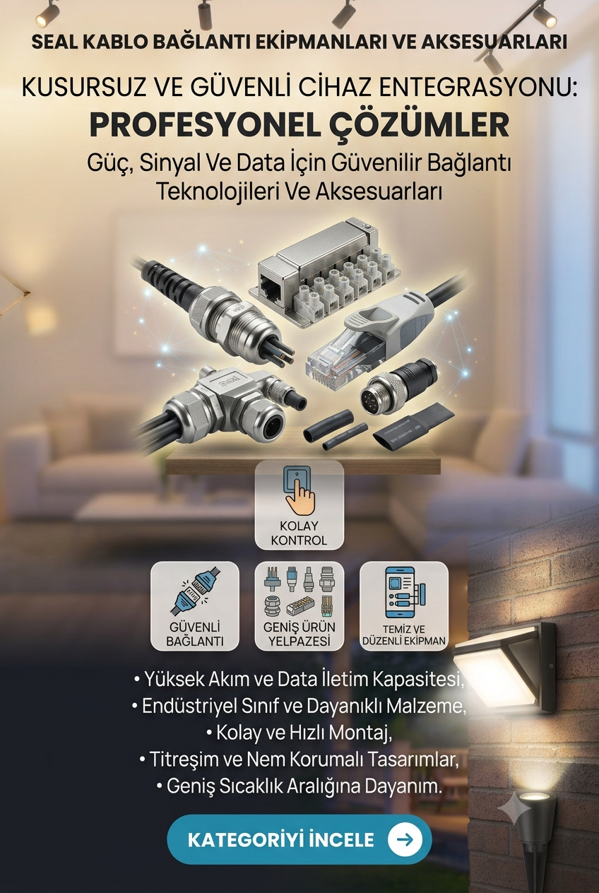  Kablo Bağlantı Ekipmanları Ve Aksesuarları Kategorisine Gider