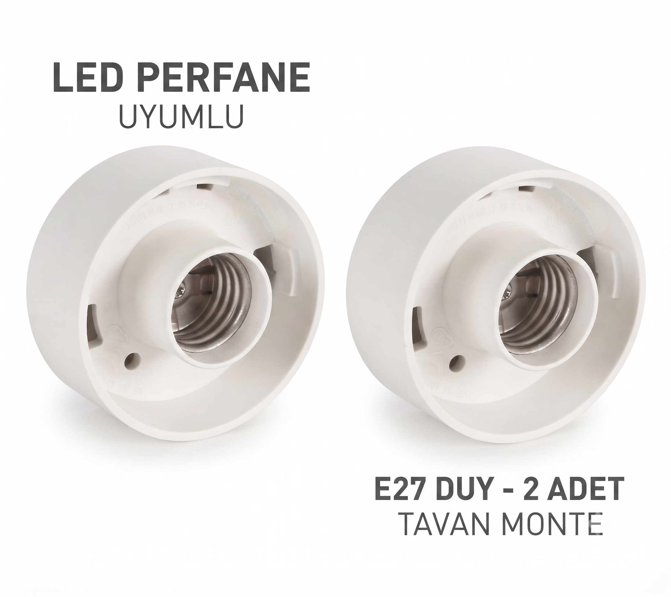 Tavana Monte Uyumlu Duy Glop Dibi 2 li ( Led pervane uyumlu )