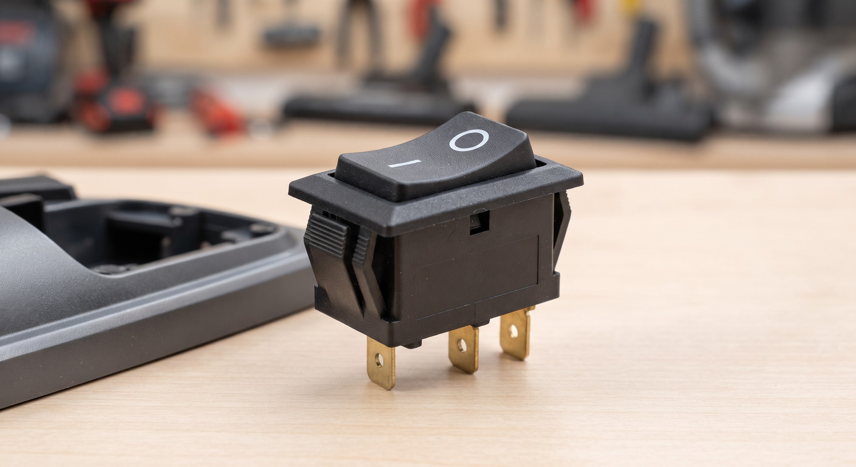 2 Pin Siyah Anahtar Switch Mini Buton Kcd1 Plastik Açma Kapama On / Off