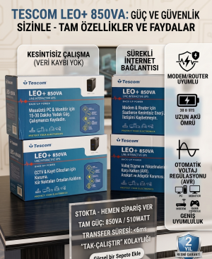 LEO+ 850VA Line Interactive UPS