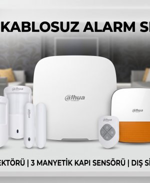 Dahua Kablosuz WiFi Alarm Seti ile Ev ve İş Yerinizde Kesintisiz Güvenlik