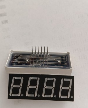 0.56 İnç 4 Haneli 7 Segment LED Ekran Modülü - Beyaz - Arduino Uyumlu