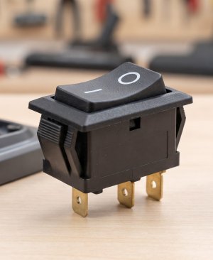 2 Pin Siyah Anahtar Switch Mini Buton Kcd1 Plastik Açma Kapama On / Off