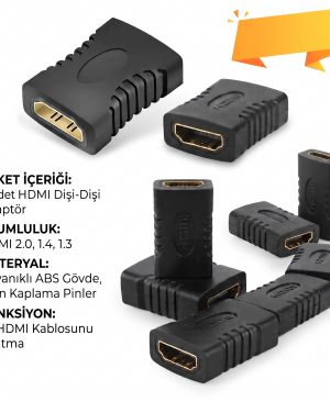 HDMI Dişi Dişi Ara Birleştirme Aparatı 6 Adet